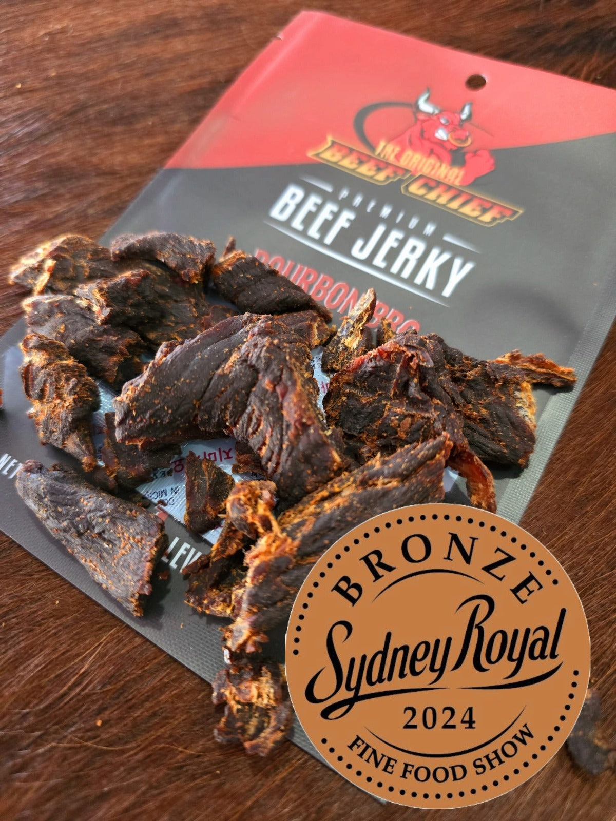 50g Beef Jerky - Bourbon BBQ - Beef Jerky