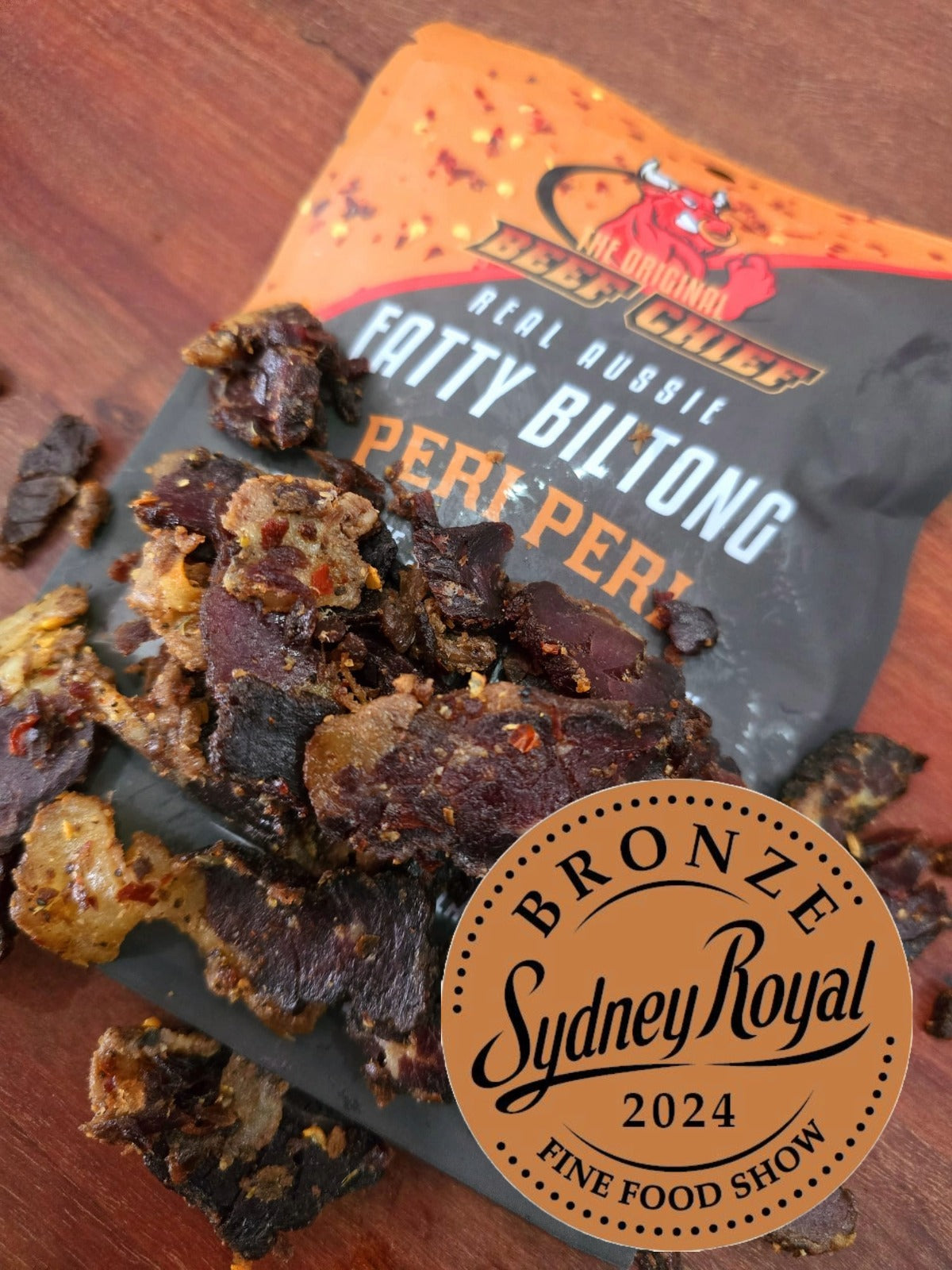 1kg Biltong - Peri Peri Fatty Biltong - Biltong
