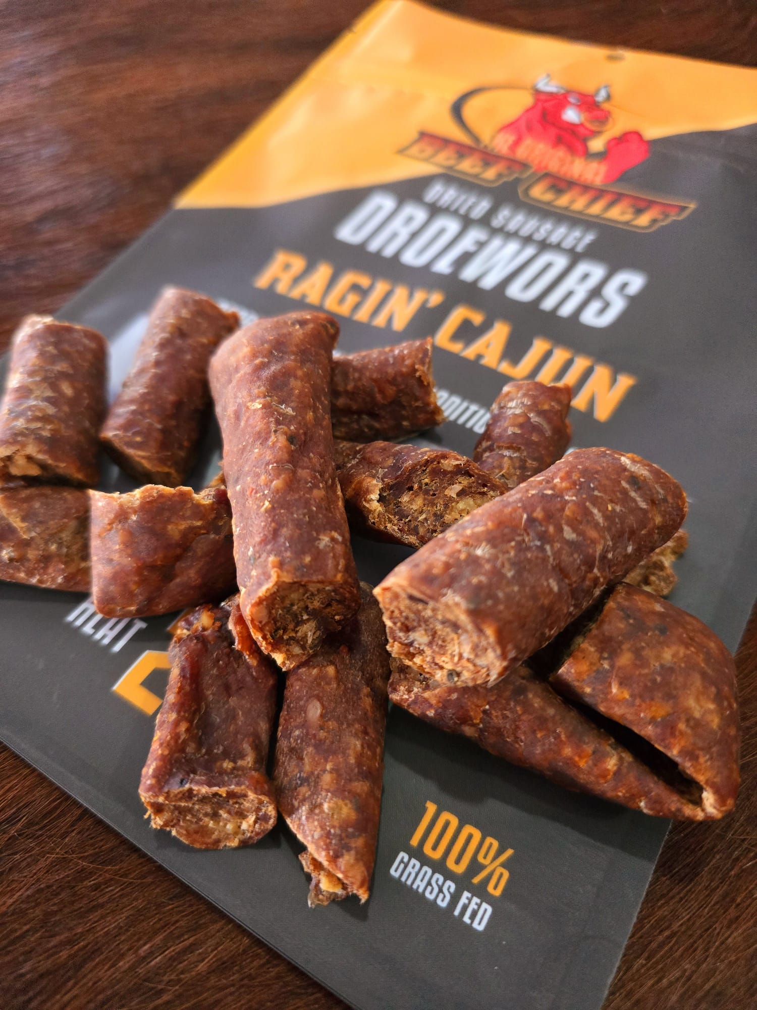 Bulk Droewors Mixed Pack Ragin Cajun - Original Beef Chief