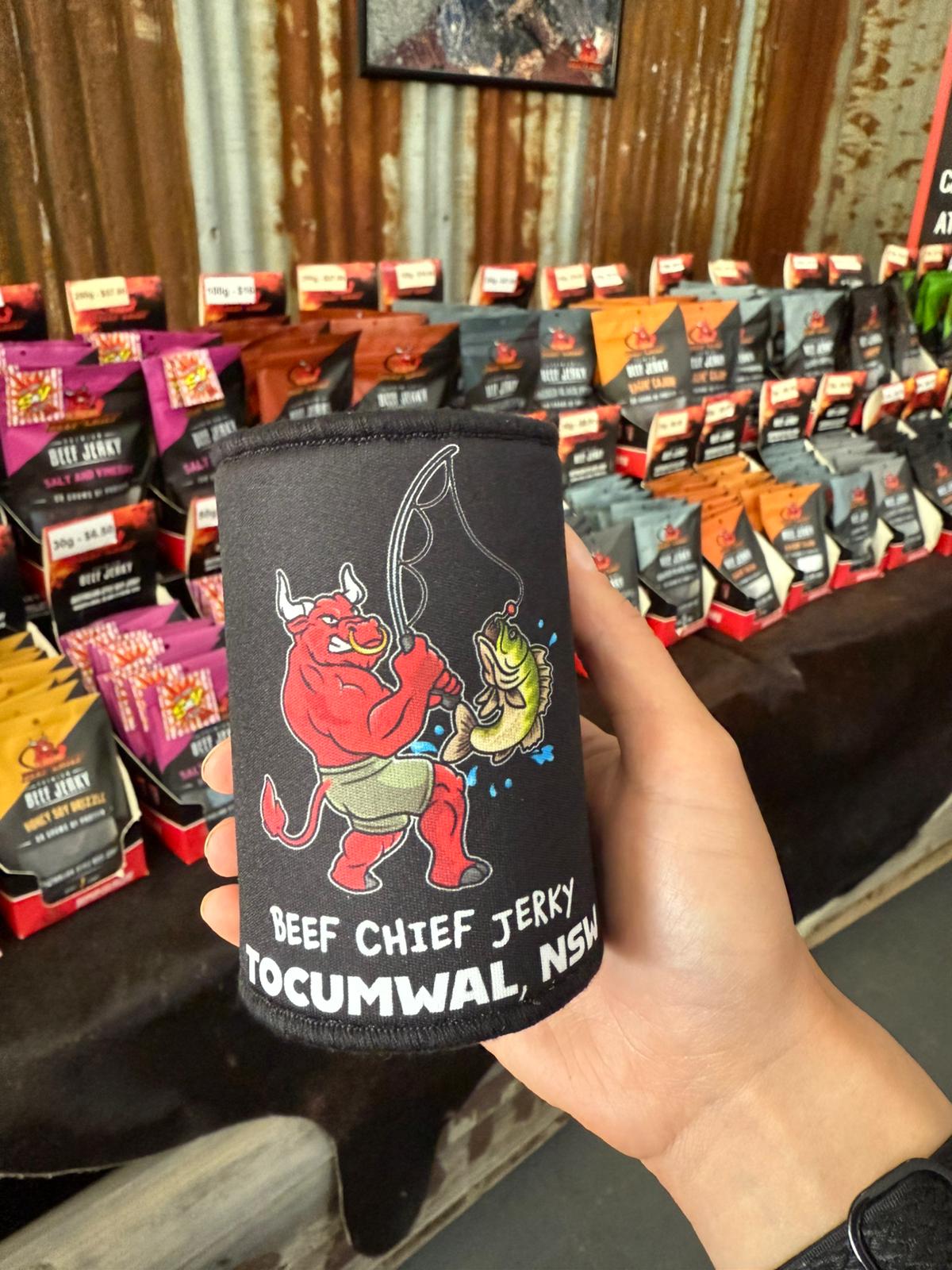 Stubby Cooler - Murray Cod Bull - Merchandise