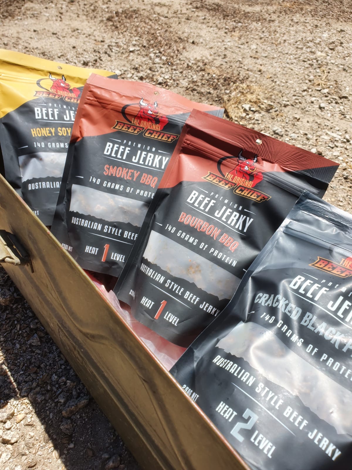 1kg Beef Jerky - Mixed Pack 1- MILD - Beef Jerky