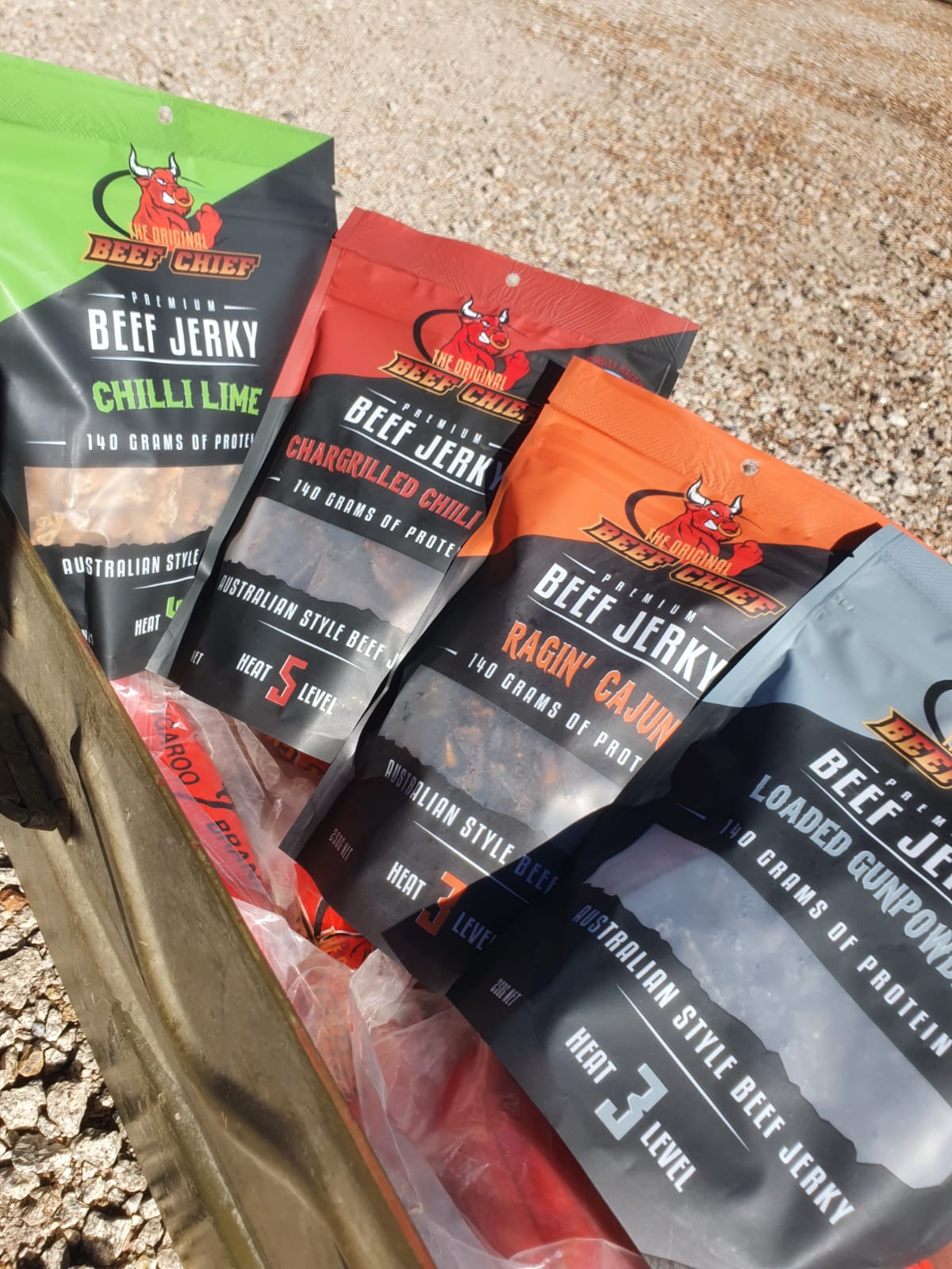 1kg Beef Jerky - Mixed Pack 2 - SPICY - Beef Jerky