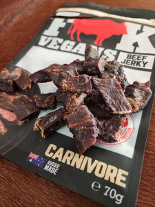 F🐄K Vegans Beef Jerky - CARNIVORE - Beef Jerky