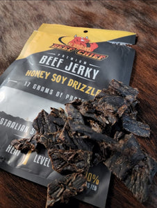 500g Beef Jerky - Honey Soy Drizzle - Beef Jerky