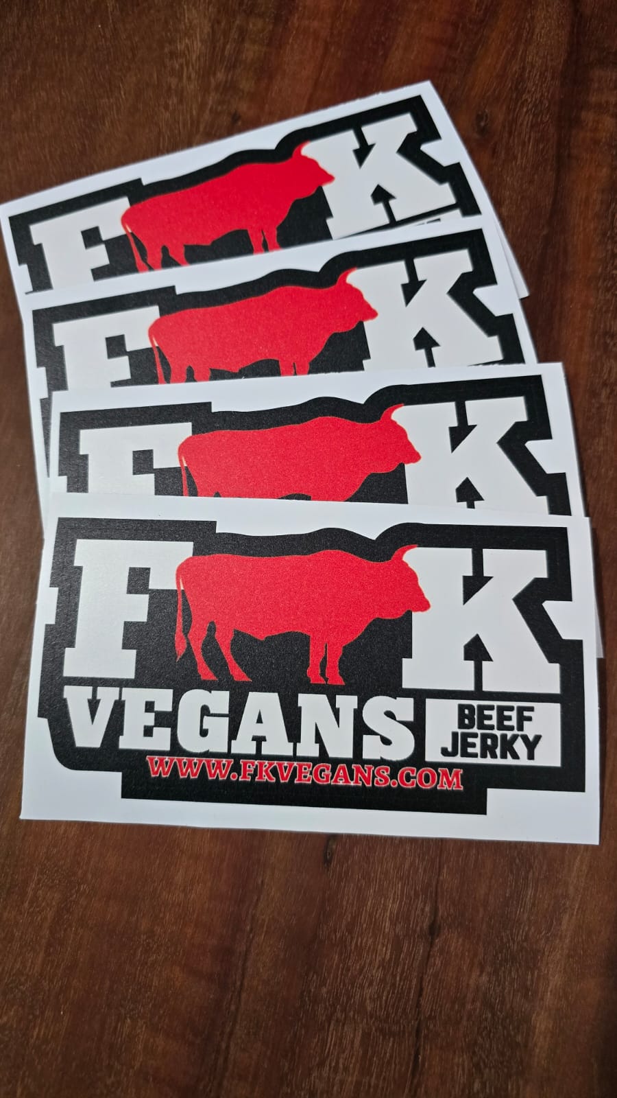 Fuck Vegans Stickers