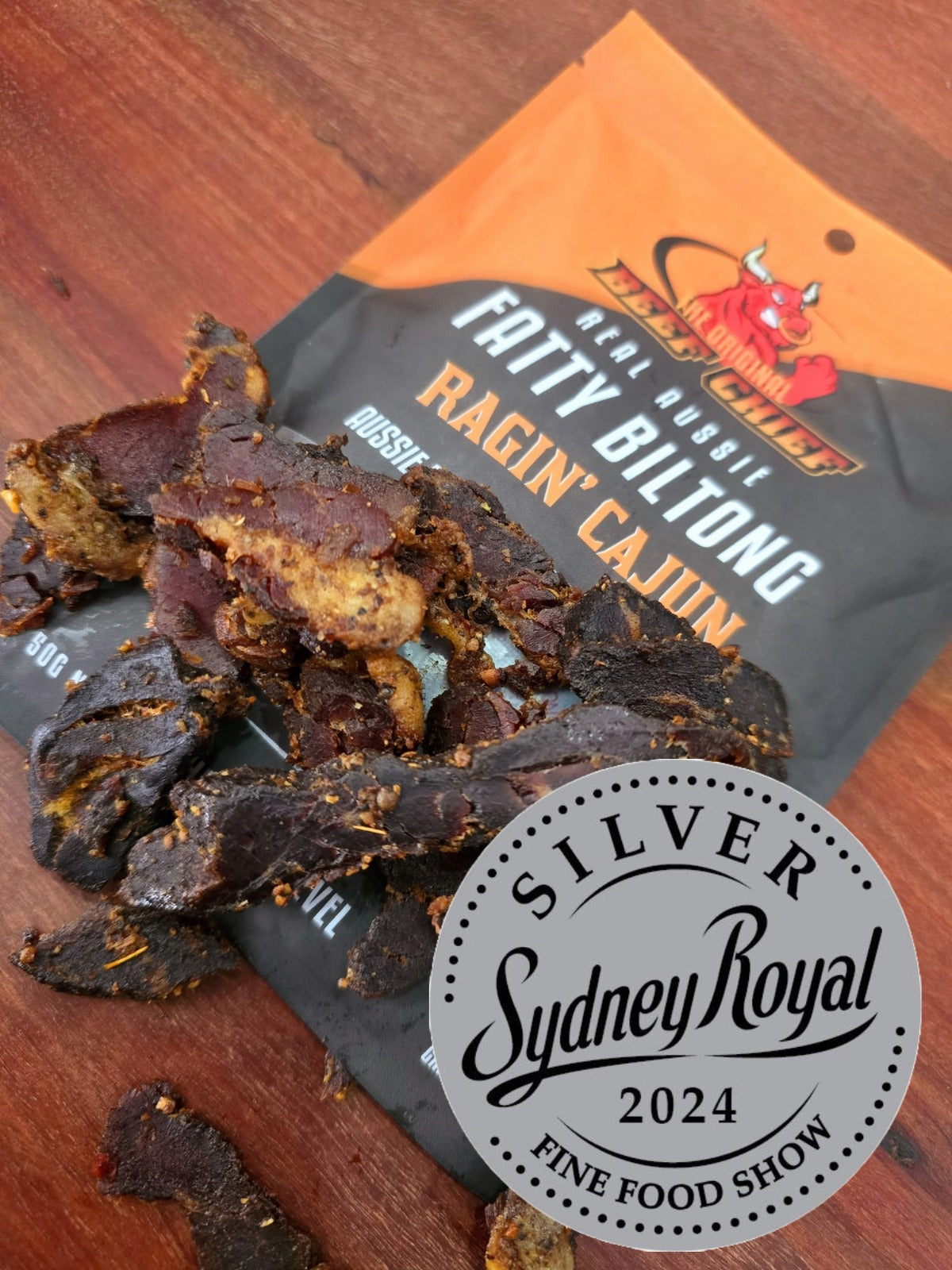 500g Biltong - Ragin Cajun Fatty Biltong - Biltong
