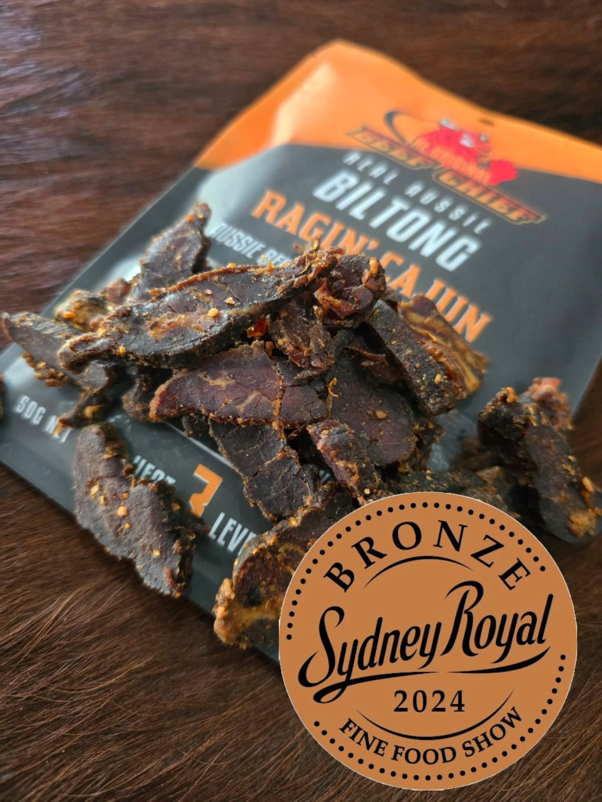 1kg Biltong - Ragin Cajun Biltong - Biltong