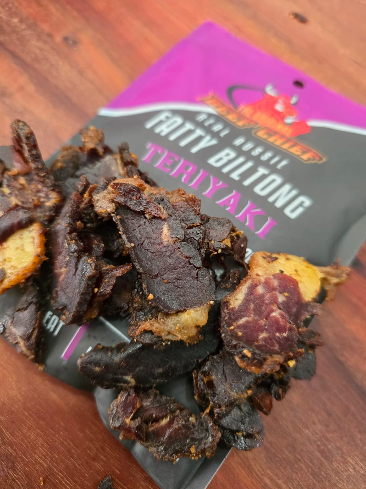 1kg Biltong - Teriyaki Fatty Biltong - Biltong