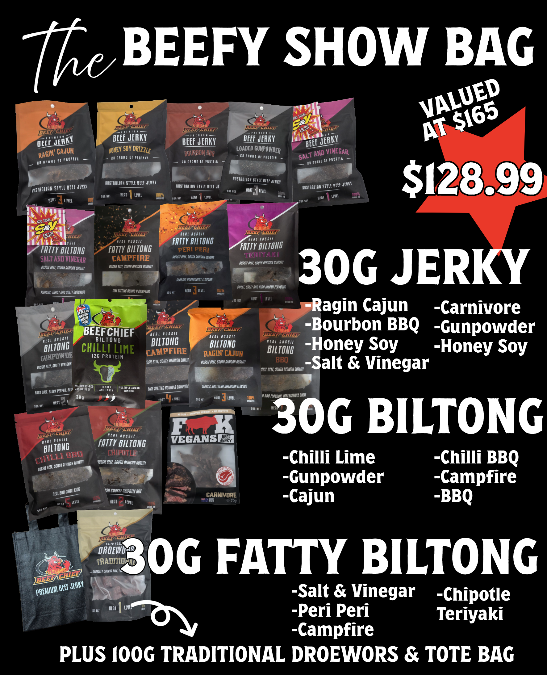 The Beef Bag Showbag
