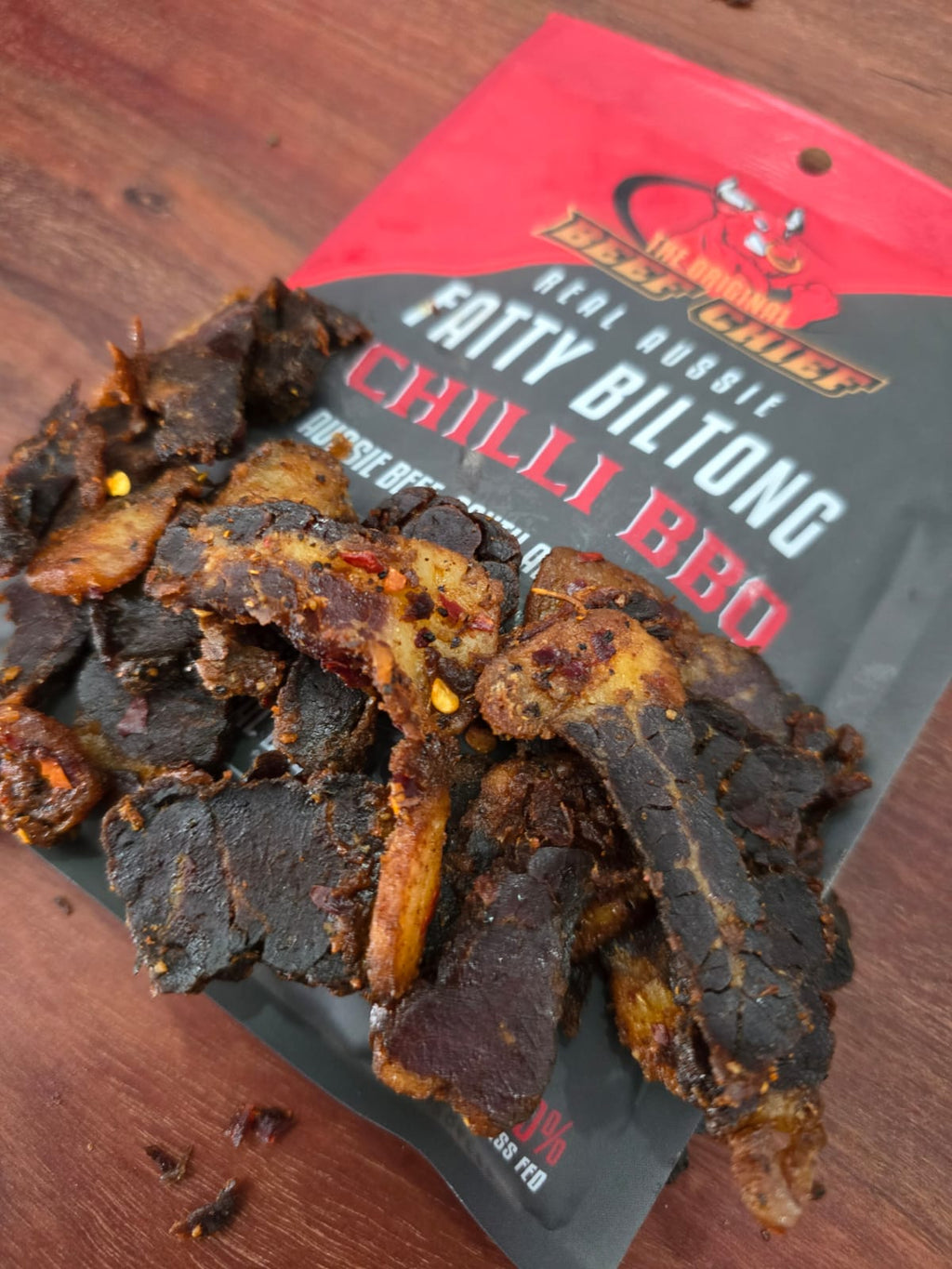 Chilli BBQ Fatty Biltong - Original Beef Chief