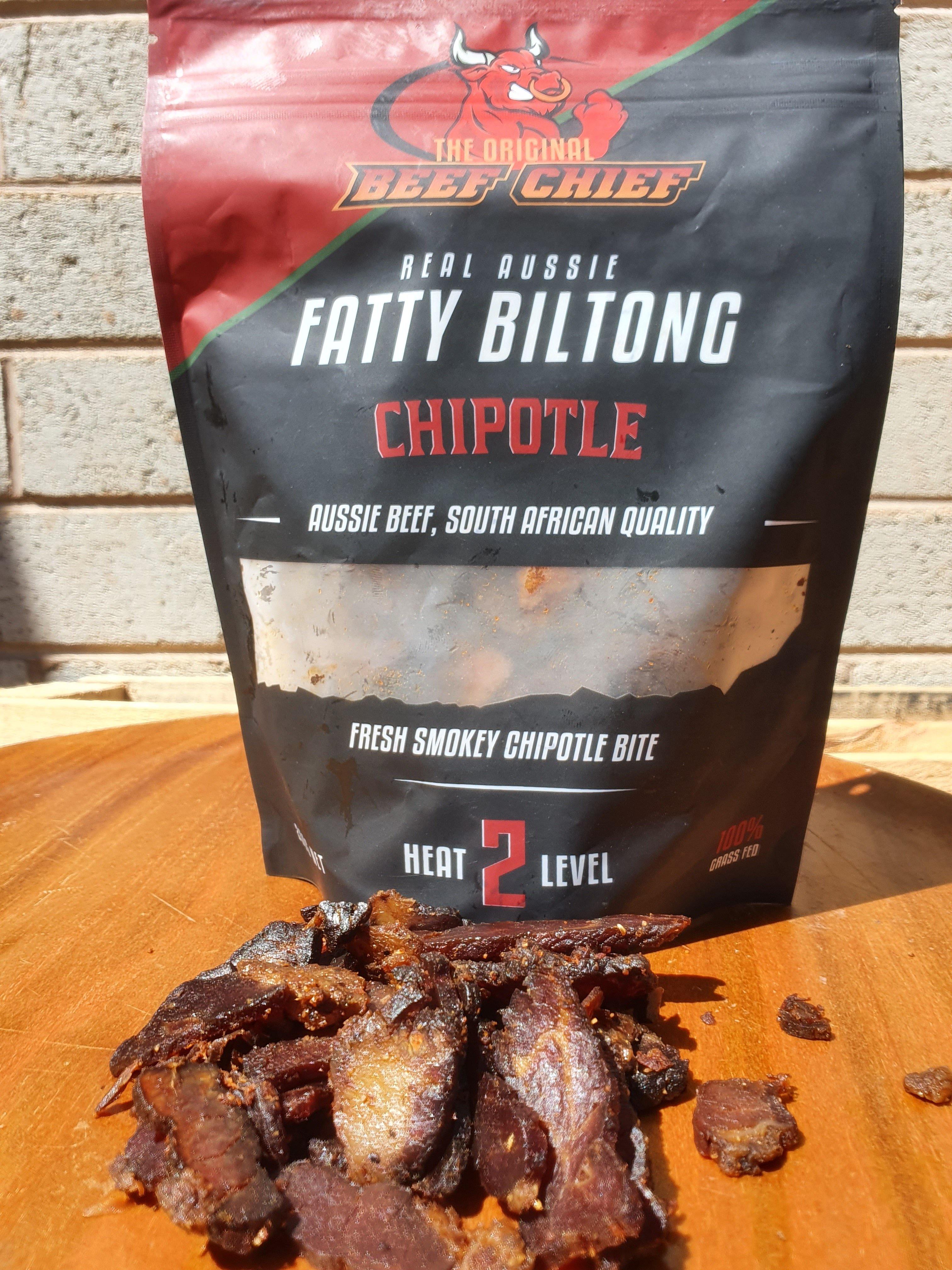 Chipotle Fatty Biltong - Original Beef Chief