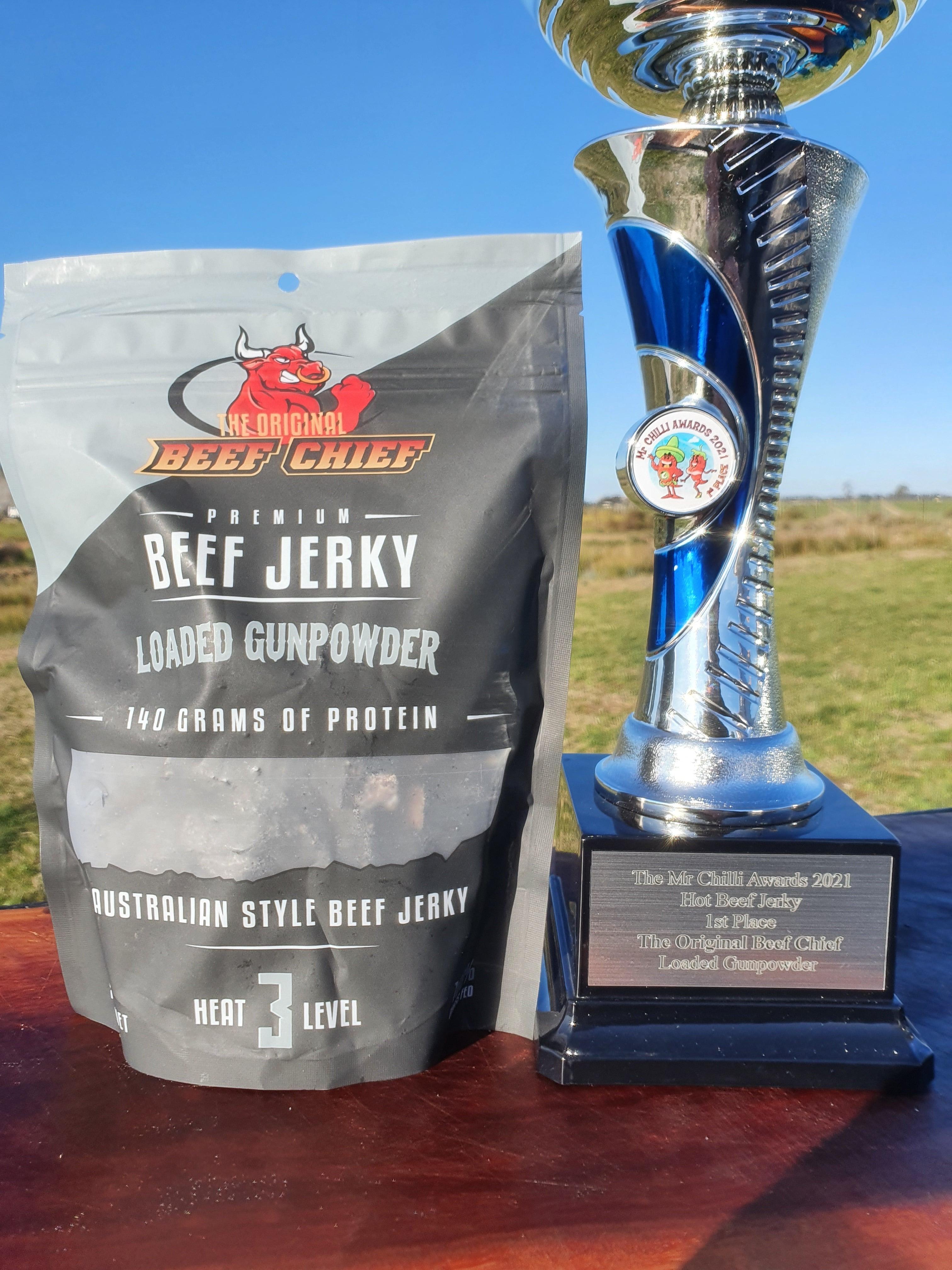 Loaded Gunpowder Beef Jerky - Beef Jerky