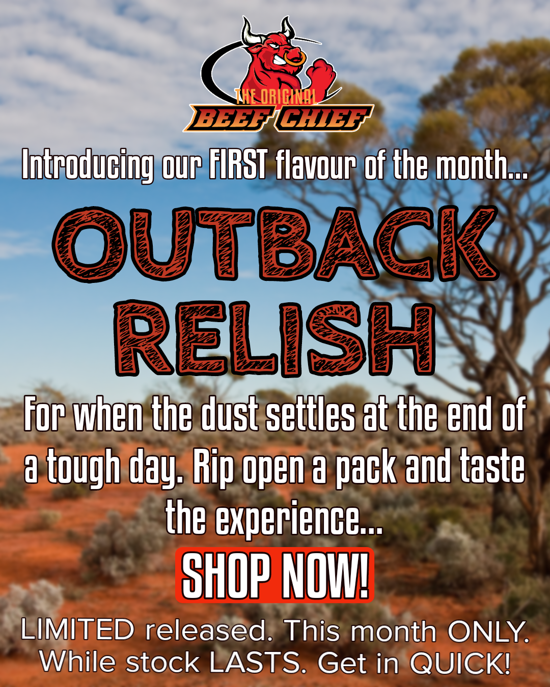 Outback Relish - Flavour Of The Month - Original Beef Chief