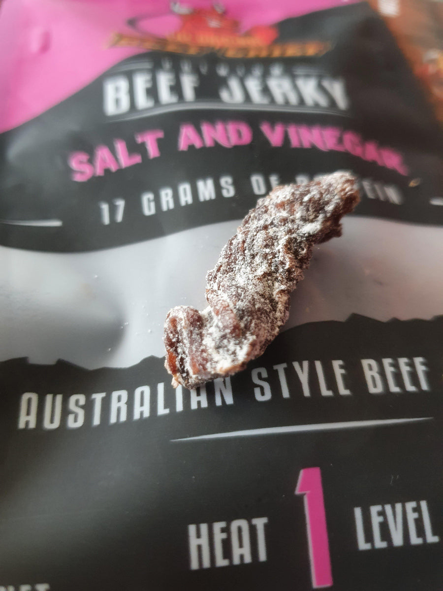 Salt & Vinegar Beef Jerky Australia Original Beef Chief