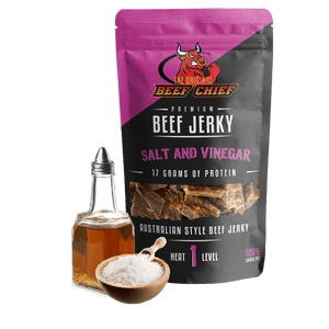 SALT & VINEGAR beef jerky - Original Beef Chief jerky