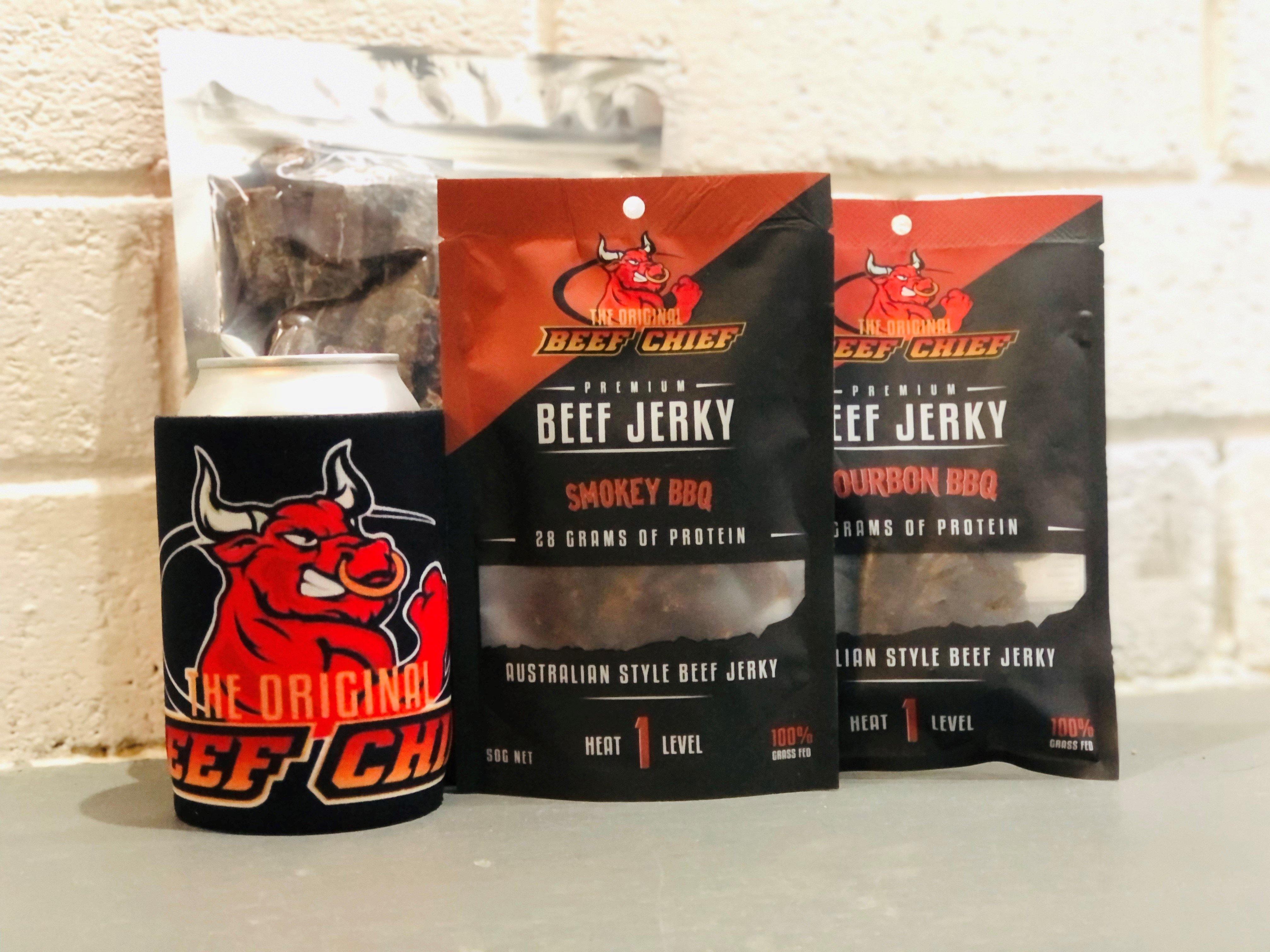 SMOKEY SNACK PACK beef jerky - Original Beef Chief