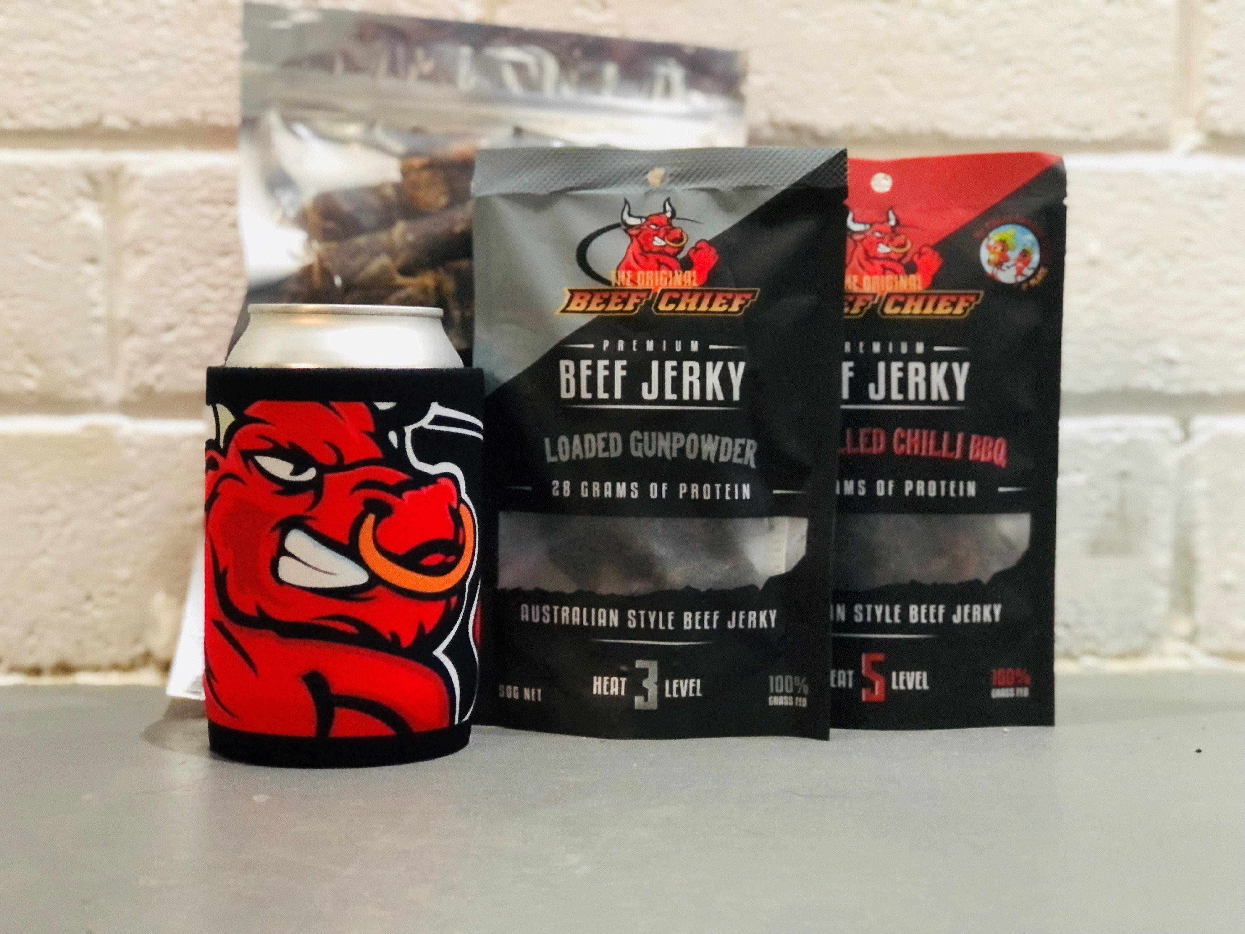 SMOKEY CHILLI SNACK PACK beef jerky - Original Beef Chief